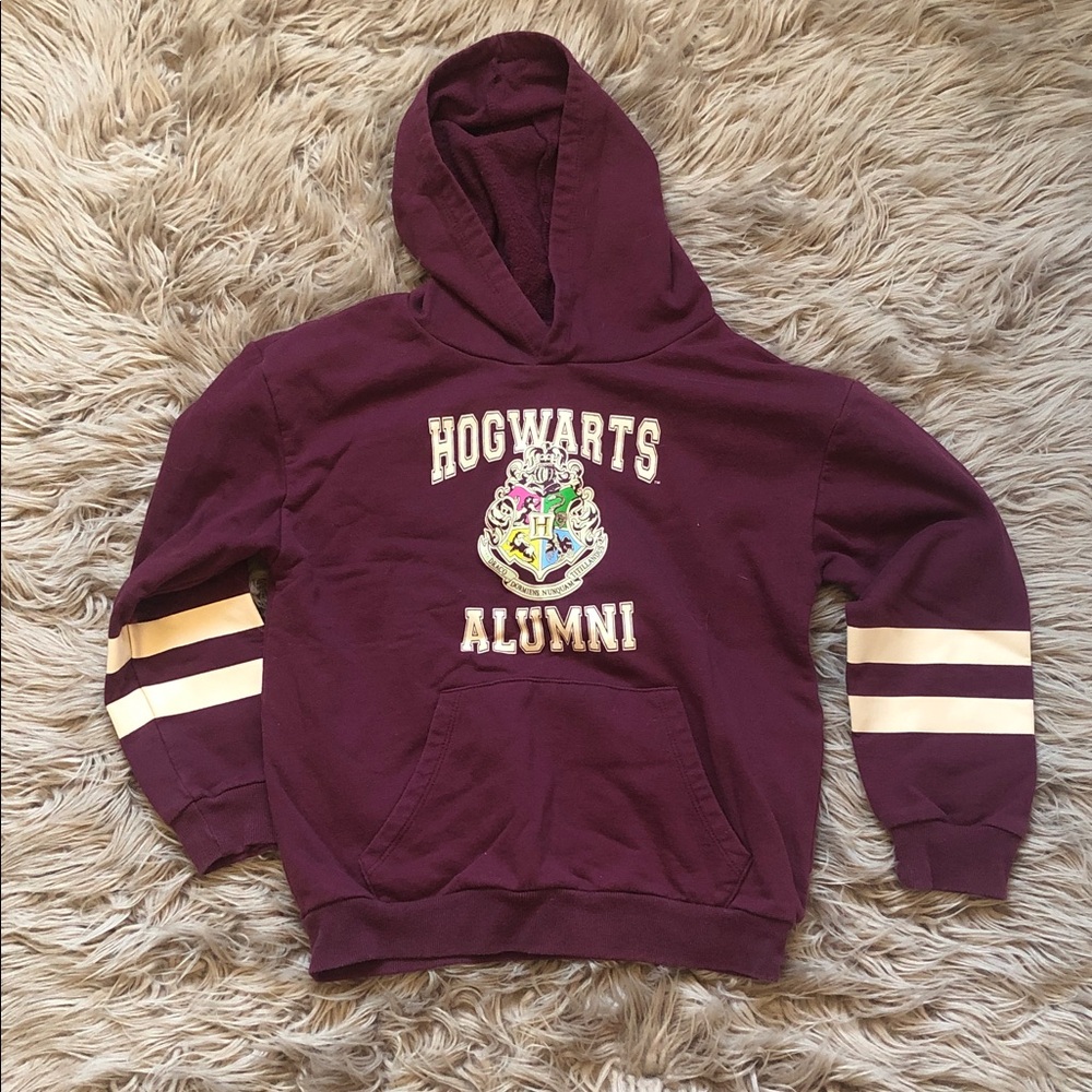 LG Maroon Hogwarts Alumni Kids Hoodie